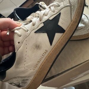 Golden Goose Men’s Ball Star Shoes! Size 43! Black/white!